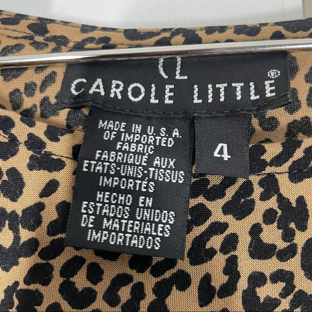 Carol Little Leopard Print Dress size 4 - Picture 10 of 12
